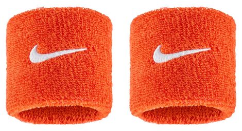 Muñequera de esponja (x2) Nike Swoosh Classic Naranja