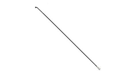 Rayon inox noir plat 2mm l 284mm sapim tete coudee avec ecrous (vendu a l'unite)