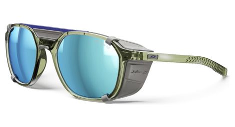 Lunettes julbo slack cover - spectron hd 4 polarized - vert army translucide brillant/gris