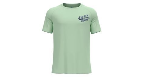 Odlo essentials print jersey met korte mouwen groen