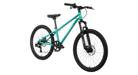 Terra - VTT 24 alu, 8-12 ans, 7 vit., freins à disque, suspensiont - Teal Green