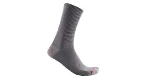 Castelli bandito wool 18 socken grau