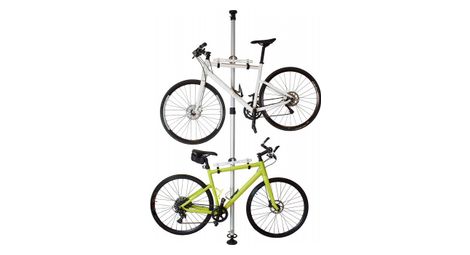 Portabiciclette telescopico Storag per 2 biciclette, grigio