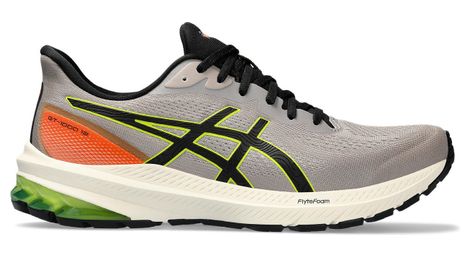 Scarpe da corsa asics gt-1000 12 tr grigio arancione giallo uomo 44