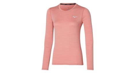 Maillot manches longues mizuno femme impulse core corail