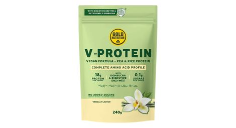Boisson Protéinée GoldNutrition V-Protein Vanille - 240 g