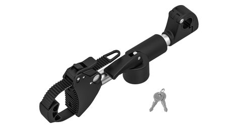 Eufab -  fixe-cadre à strap inclinable amovible ø 25 + 30 mm et antivol 27 cm - porte-vélos eufab