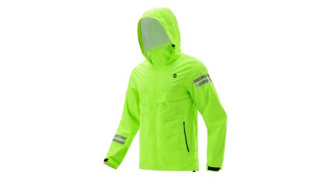 jacket rain bike high visibilite green fluo rockbros