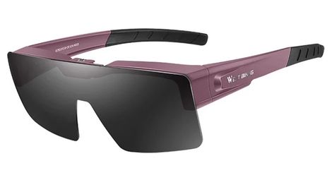 Lunettes de soleil de vélo polarisées photochromiques - violet