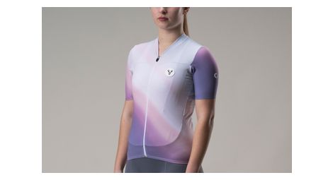 Kurzarm Trikot Fur Frauen Ventoux Aquarelle Violet