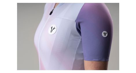Kurzarm Trikot Fur Frauen Ventoux Aquarelle Violet