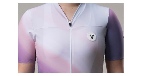 Kurzarm Trikot Fur Frauen Ventoux Aquarelle Violet