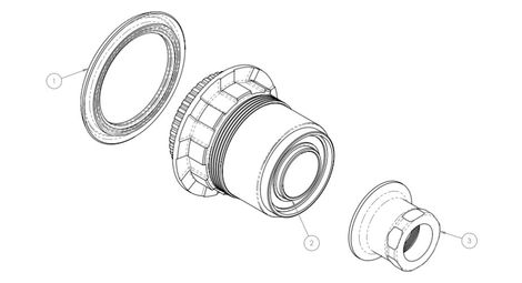 Corps de roue libre xdr enve pour moyeu innerdrive pro
