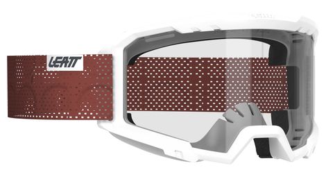 Máscara MTB Leatt Vizion 2.0 Blanca Transparente 90 Vlt