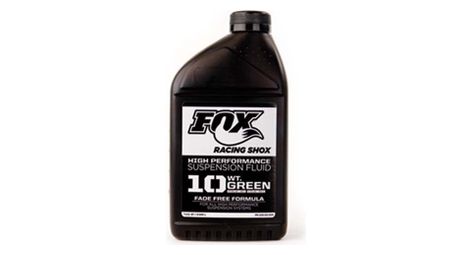 Fox huile fourche fox fluid 32 oz 10 wt verte 940ml