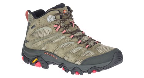 Merrell moab 3 mid gtx women's hiking shoes green