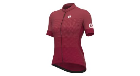 Maillot manches courtes femme ale level bordeaux