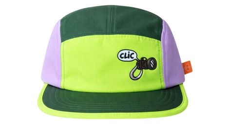 Cappellino BV Sport 5 Panel DBDB Clic Verde/Giallo/Viola
