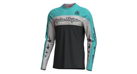 Maillot de manga larga Troy Lee Designs Sprint Pro negro/azul