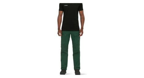 Mammut zinal pantalón de senderismo híbrido verde - pantalones cortos