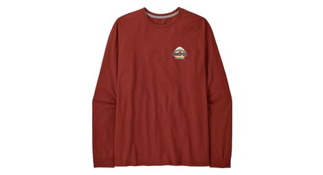 Maglietta Patagonia Great Waves Responsibili-Tee rossa da uomo