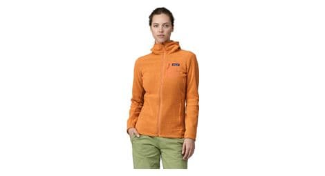 Polaire femme patagonia r1 air full zip hoody orange