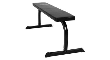 Banc de musculation plat abdominaux halteres sport fitness musculation 0701087