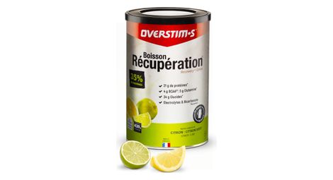 Boisson de récupération overstims elite citron/citron vert - 420g