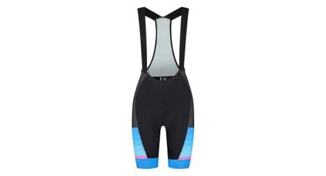 Cuissard velo avec bretelless rogelli impress ii - femme - bleu/rose/noir