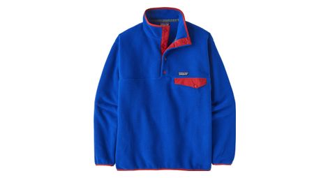 Patagonia synchilla snap-t fleece pullover blue l