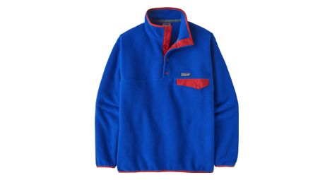 Pull polaire patagonia synchilla snap-t bleu