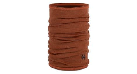 Tour de cou enfant buff merino lightweight marron