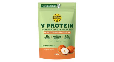 Boisson Protéinée GoldNutrition V-Protein Noisette - 240 g