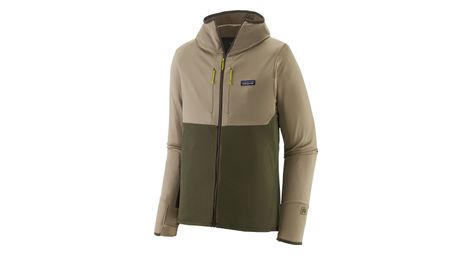 Patagonia r1 chaqueta  polartérmica  con cremalleracompleta gris