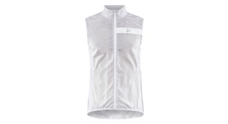 Craft essence light mouwloos vest wit