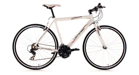 Velo route alu 28 ks cycling lightspeed blanc