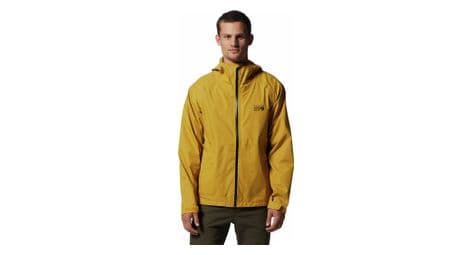 Mountain hardwear chaqueta impermeable umbral amarillo s