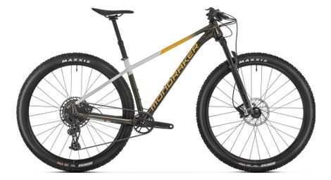 Mondraker chrono dc rr hardtail 29'' mtb sram sx/gx eagle 12s nero bianco arancione 2024 m / 168-180 cm