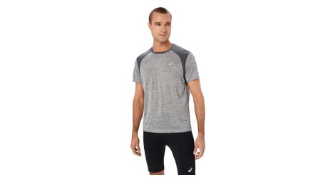 Maillot manches courtes Asics Road Gris Homme