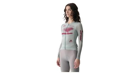 Maillot manches courtes maap aether pro air 3.0 femme gris/vert