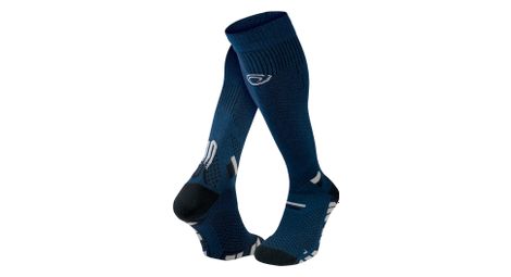 Chaussettes bv sport trail ultra compression bleu/gris