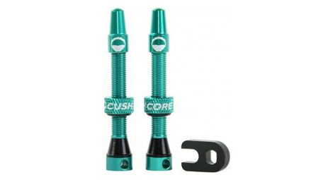 Valves tubeless cushcore 44 mm turquoise