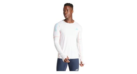 Maillot manches longues adidas Performance Adizero Blanc