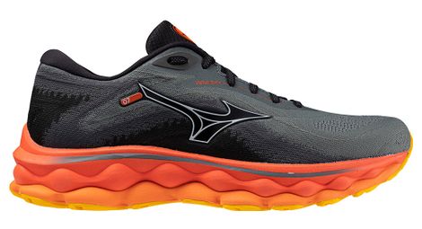 Zapatillas de running para hombre mizuno wave sky 7 gris naranja 42.1/2