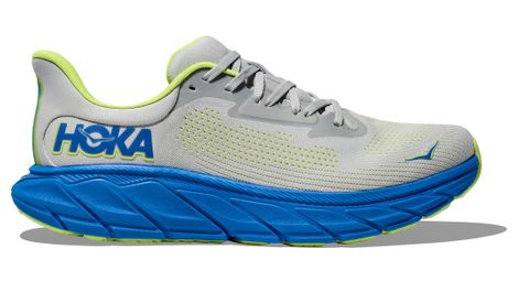 Chaussures running hoka arahi 7 gris/bleu/vert homme