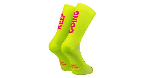 Chaussettes sporcks keep going jaune
