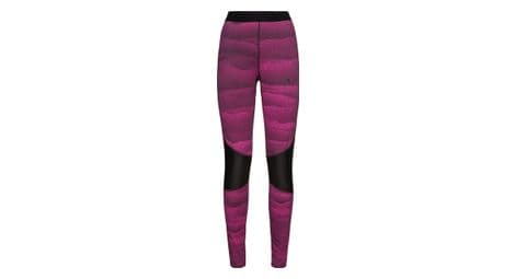 Collant long odlo whistler eco rose femme