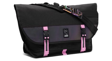 Sac bandouliere citizen messenger bag noir rose