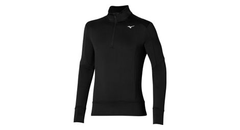 Haut thermique 1/2 zip mizuno warmalite noir