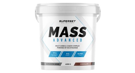 Mass Advanced (4kg) - Superset Nutrition - Chocolat - Gainers